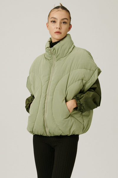 storets.com Lea Sleeveless Puffer Jacket