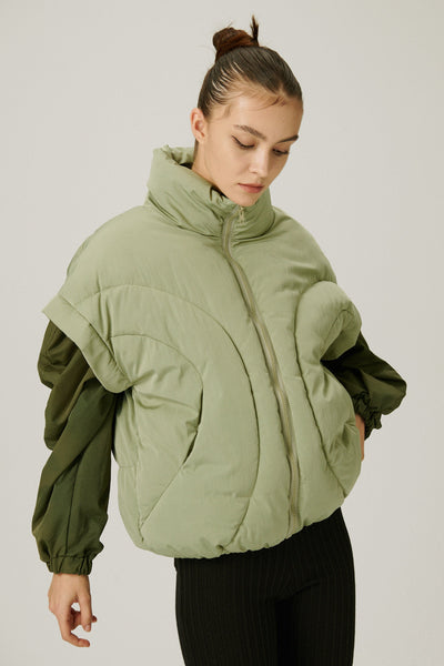 storets.com Lea Sleeveless Puffer Jacket