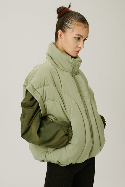 storets.com Lea Sleeveless Puffer Jacket