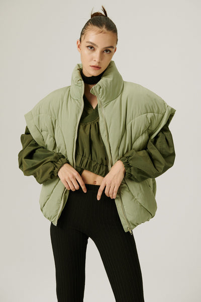 storets.com Lea Sleeveless Puffer Jacket