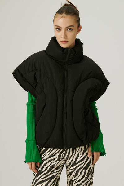 storets.com Lea Sleeveless Puffer Jacket