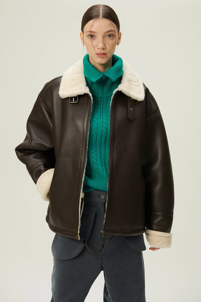 storets.com Cia Oversized Aviator Jacket