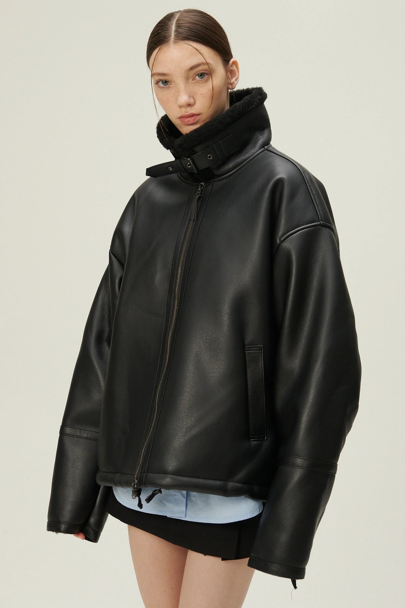 storets.com Cia Oversized Aviator Jacket