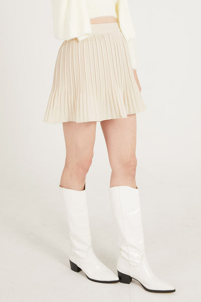 storets.com Nadia Pleated Flare Skort