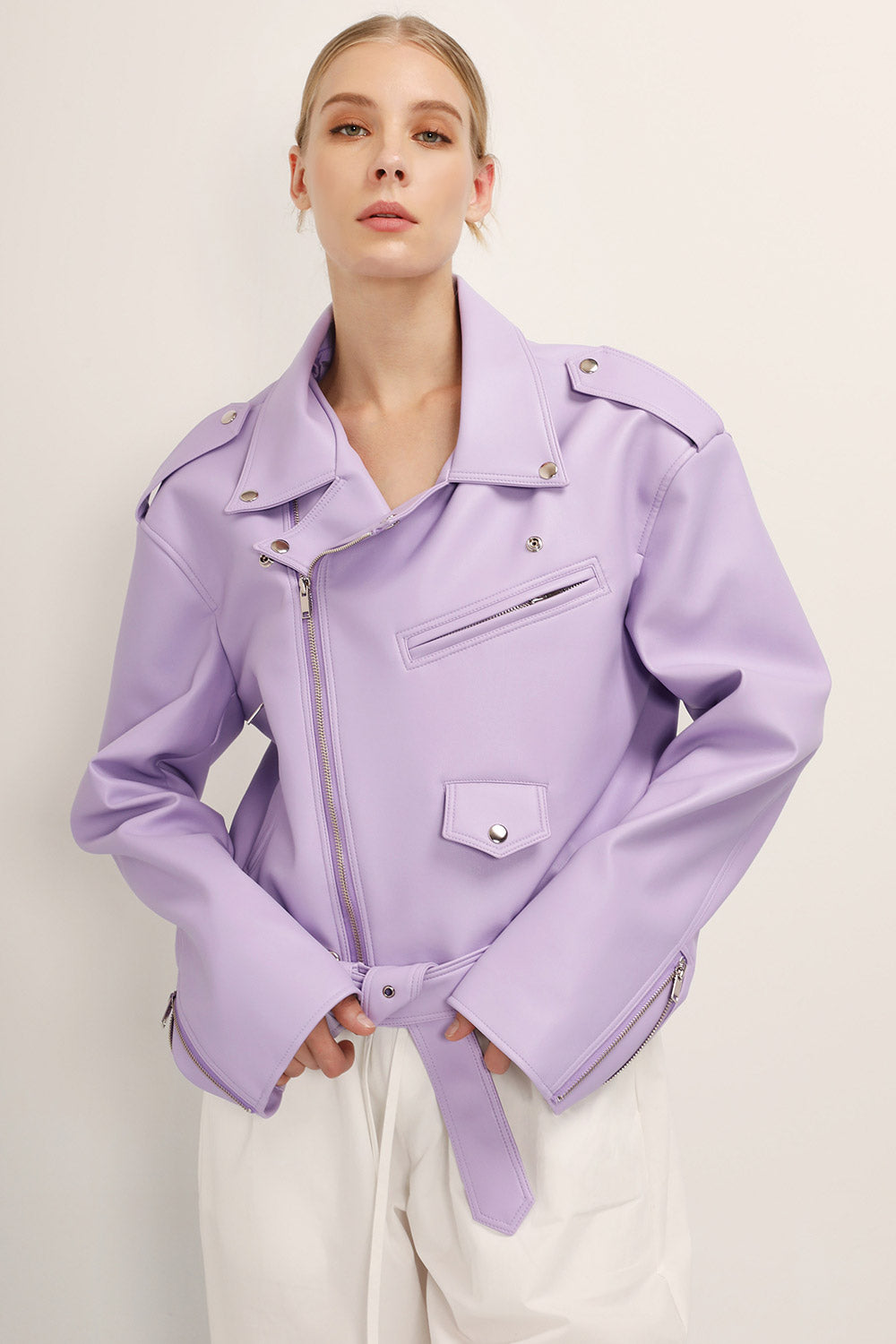 Emma Pleather Rider Jacket | Women's Jackets & Coats | storets